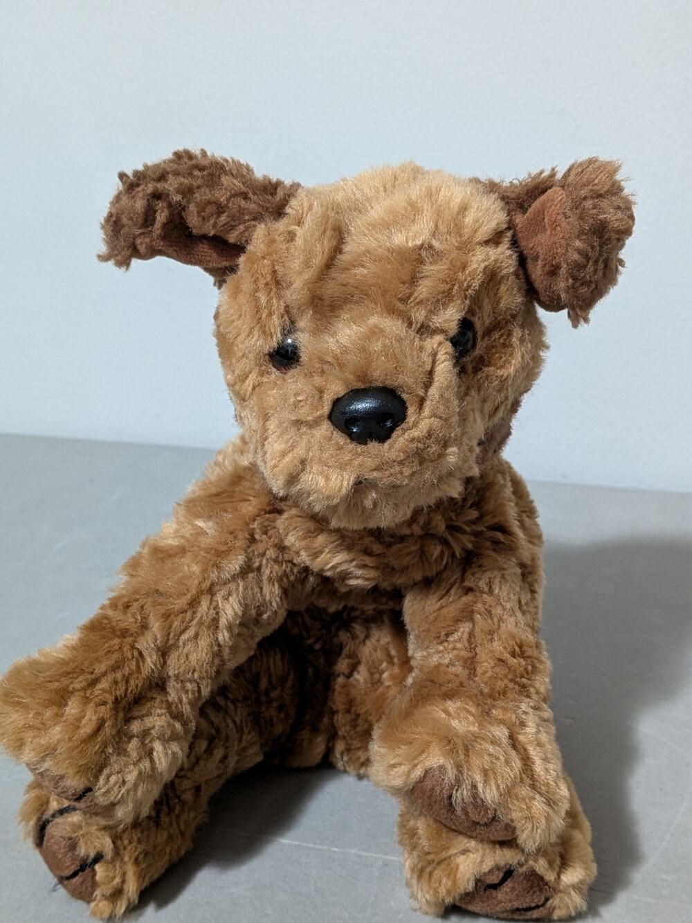Vintage 1996 Ty Classic CHIPS the Terrier Dog Plush Brown Stuffed Animal Retired